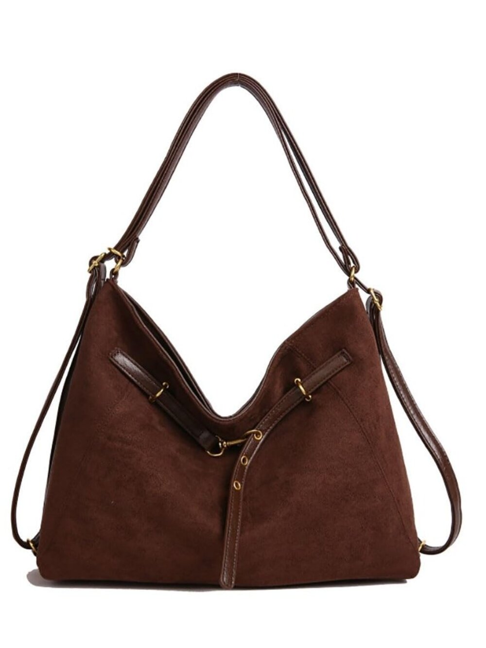 Faux Suede Crossbody Bags for Women, Shoulder Bag Fashion Backpack